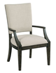 Kincaid Furniture Plank Road Charcoal Howell Arm Dining Chair-0