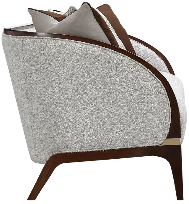 Michael Amini® Houston Gray/Walnut Sofa-3