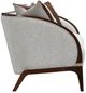 Michael Amini® Houston Gray/Walnut Sofa-3