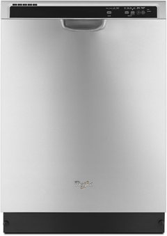 Whirlpool® 24" Monochromatic Stainless Steel Built In Dishwasher