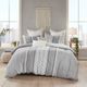 Olliix by INK+IVY Gray King/California King Imani Cotton Comforter Mini Set-0