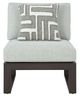 Signature Design by Ashley® Beachloft 4-Piece Black/Gray Aluminum/Fabric Outdoor Modular Sectional-1