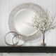 Uttermost® Repose Whitewash Round Mirror-1