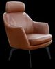 Mazin Furniture Olinda Chocolate Brown Accent Chair-0