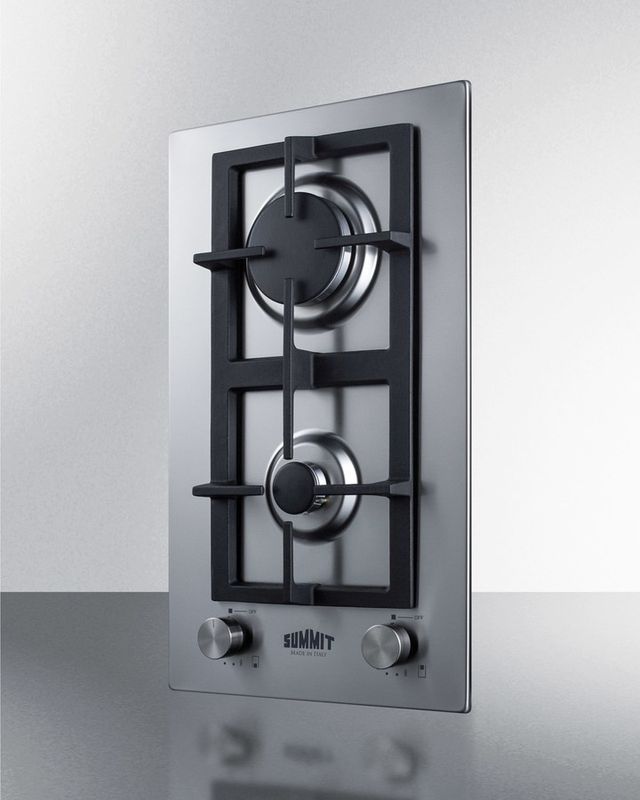 Summit® 12" Stainless Steel Propane Gas Cooktop-1