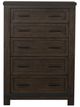 Liberty Furniture Thornwood Hills 4-Piece Rock Beaten Brown Queen Bookcase Bedroom Set-3