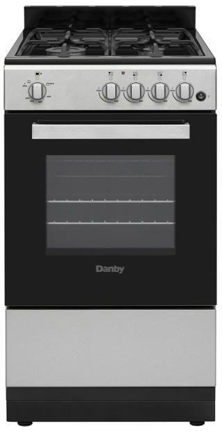 Danby 20" Stainless Steel Freestanding Gas Range-0