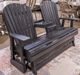 Signature Design by Ashley® Hyland Wave Black Outdoor Glider Loveseat-0