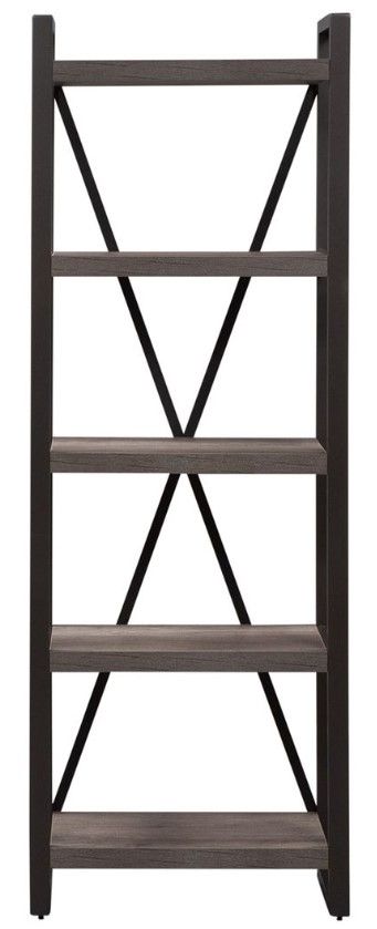 Liberty Furniture Tanners Creek Dark Pewter/Graystone Tall Pier Unit-2
