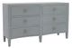 Elizabeth Ann Home Sunrise Linen Pale Blue Linen Wrapped Dresser-0