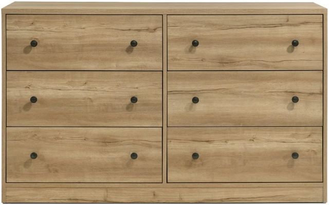 Intercon Vega Natural Oak Melamine Dresser-2