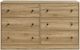 Intercon Vega Natural Oak Melamine Dresser-2