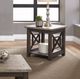 Liberty Furniture Heatherbrook Ash 23" End Table with Charcoal Base-1