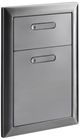 LYNX® Professional Ventana 16" Stainless Steel Double Drawer-2