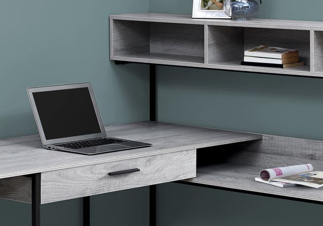 Monarch Specialties Inc. Grey Computer Corner Desk-1