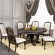 Furniture of America® Arcadia Rustic Natural Tone Round 60" Dining Table-1