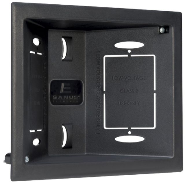 Sanus® Elements™ Black In-Wall Low Voltage Box-4