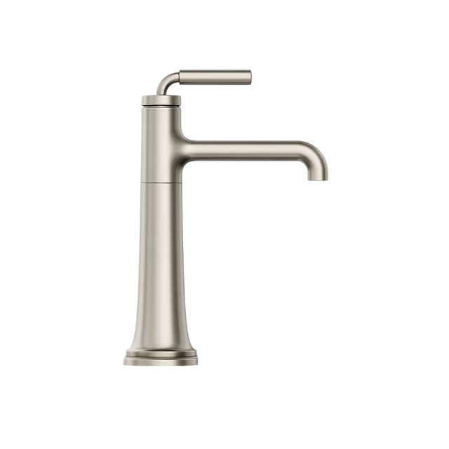 KOHLER® Tone™ Vibrant Brushed Nickel Tall Single-Handle Bathroom Sink Faucet-2