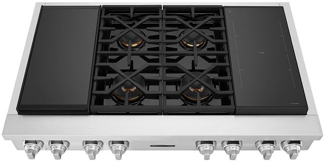 Signature Kitchen Suite 48" Stainless Steel Dual Fuel Natural Gas Rangetop-1