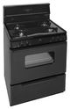 Premier 30" Black Freestanding Gas Range-1