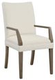 Fairfield® Customizable Entree Dining Concave Short Back Arm Chair-0