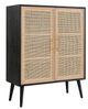 A & B Home Beige/Black Cabinet-0