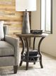 Kincaid Furniture Trails Highlands Pisgah Round Lamp Table with Charred Base-1