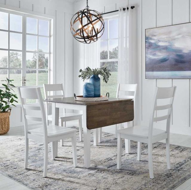 Liberty Furniture Landale 5-Piece Chestnut/White Dining Set-1