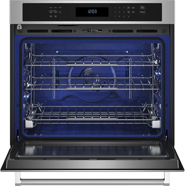 KitchenAid® 30" PrintShield™ Stainless Steel Single Electric Wall Oven-1