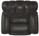 La-Z-Boy® Randell Dark Chocolate Leather Power Wall Recliner with Headrest-4