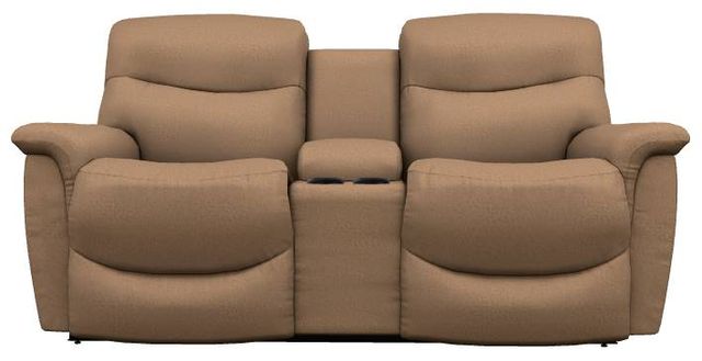 La-Z-Boy® James Silt Reclining Loveseat with Console-1