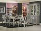 Homelegance® Bevelle Dark Gray/Silver Dining Arm Chair-1