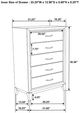 Coaster® Watson 5-Piece Gray Oak Youth Twin Panel Bedroom Set-5