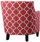 Elements International Dinah Patio Red Accent Chair-2