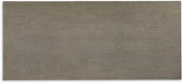 Signature Design by Ashley® Foyland Grayish Brown Rectangular Dining Room Table with Black Base-2