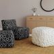 TOV Furniture Cathy Cream Woven Pouf-1