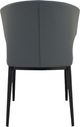 Moe's Home Collection Delaney 2-Piece Grey Dining Side Chair Set-2
