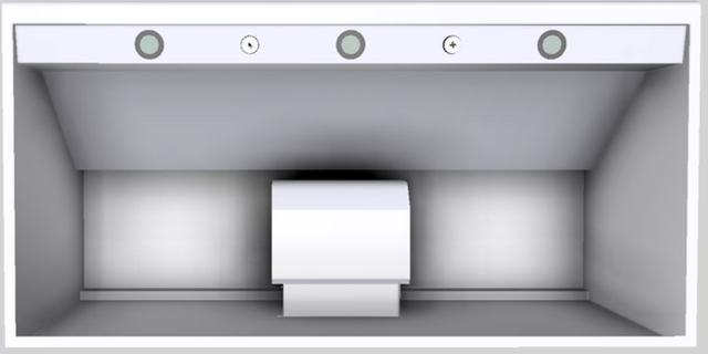 Vent-A-Hood® 48" White Wall Mounted Range Hood-1