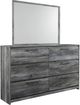 Signature Design by Ashley® Baystorm 4-Piece Gray King Storage Panel Bed Set-5