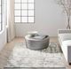 Nourison Home™ Calvin Klein CK009 Sculptural Teal 5'x7' Area Rug-1