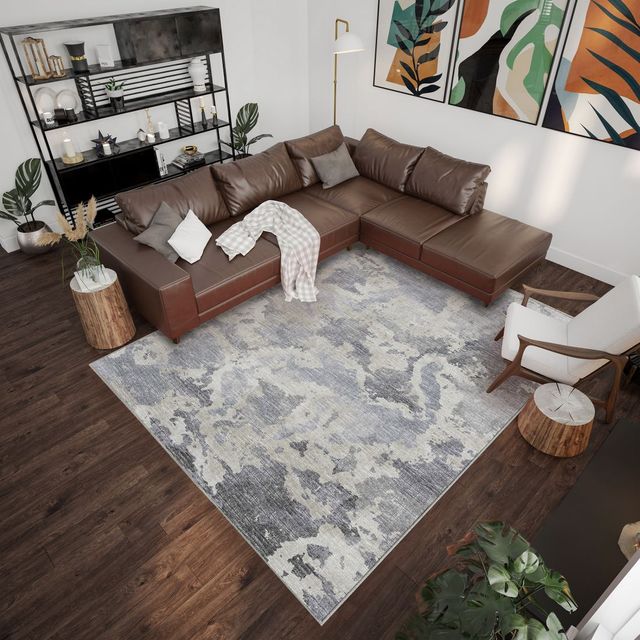 Dalyn™ Rug Company Camberly CM2 Graphite 5'x8' Area Rug-4