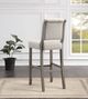 American Woodcrafters Luxe Gray 26" Barstool-3