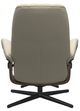Stressless® by Ekornes® Customizable Consul Medium Manual Recliner and Ottoman with Cross Base-2