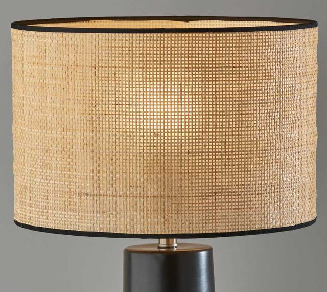 Adesso® Sheffield Black Tall Table Lamp-1