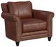 Bradington-Young Richardson Cognac 8-Way Hand Tie Stationary Chair-0