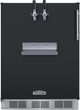 Summit® 5.3 Cu. Ft. Black Built In Kegerator-0