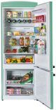 Unique® Appliances Classic Retro 28" 17 Cu. Ft. Ocean Mist Turquoise Counter Depth Bottom Freezer Refrigerator-2