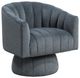 Homelegance® Bristol Dark Gray Swivel Chair-0