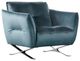 Furniture of America® Civellutino Teal Accent Chair-0