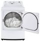LG 7.3 Cu. Ft. White Front Load Electric Dryer-1